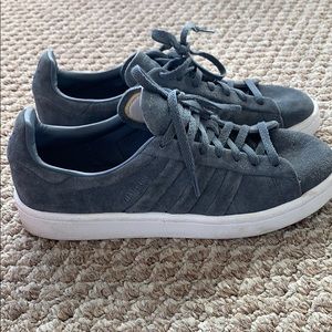 Gray suede Adidas